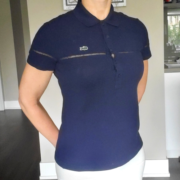 ๐ 4X HOST PICK ๐ Lacoste ๐ Cotton Polo Shirt ๐ - Picture 2 of 16